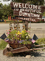 within walking distance of downtown Talkeetna